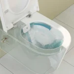 Vitra Nest Rim-Ex Kanalsız Asma Klozet, Vitrafresh Deterjan Hazneli ve Entegre Ara Musluklu - 5176B003-1687 - Entegre Ara Musluklu Klozet, Asma Klozet - 1