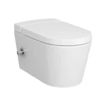 Vitra Nest Rim-Ex Kanalsız Asma Klozet, Vitrafresh Deterjan Hazneli ve Entegre Ara Musluklu - 5176B003-1687 - Entegre Ara Musluklu Klozet, Asma Klozet