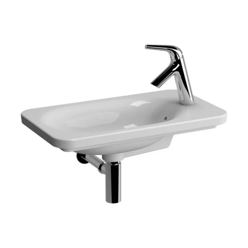 Vitra Nest Trendy Dar Tezgah Üstü Lavabo 60 cm Beyaz - 5689B003-0029 - Mini Lavabo, Etajerli Lavabo
