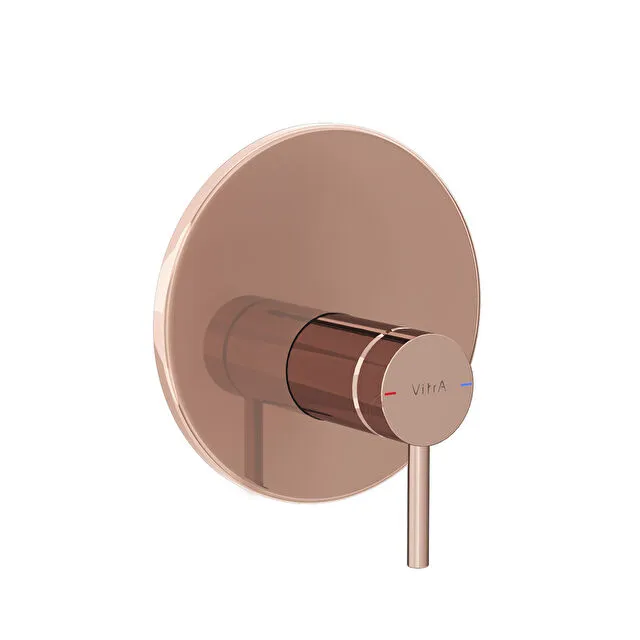 Vitra Origin Ankastre Mekanik Duş Bataryası (V-Box) (Sıva Üstü Grubu), Soft Bakır - A4282329 - Ankastre Banyo Bataryası