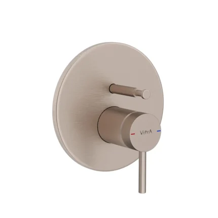 Vitra Origin Ankastre Banyo Bataryası (V-Box Sıva Üstü Grubu) Fırçalı Nikel - A4282234 - Ankastre Banyo Bataryası