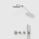 Vitra Origin Ankastre Duş Bataryası Minibox, Sıva Üstü Grubu, Fırçalı Nikel - A4262134 - Ankastre Lavabo Bataryası - 2