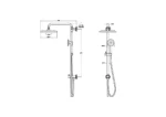 Vitra Origin Classic Duş Kolonu, Krom - A45793 - Duş Paneli ve Kolonu - 1
