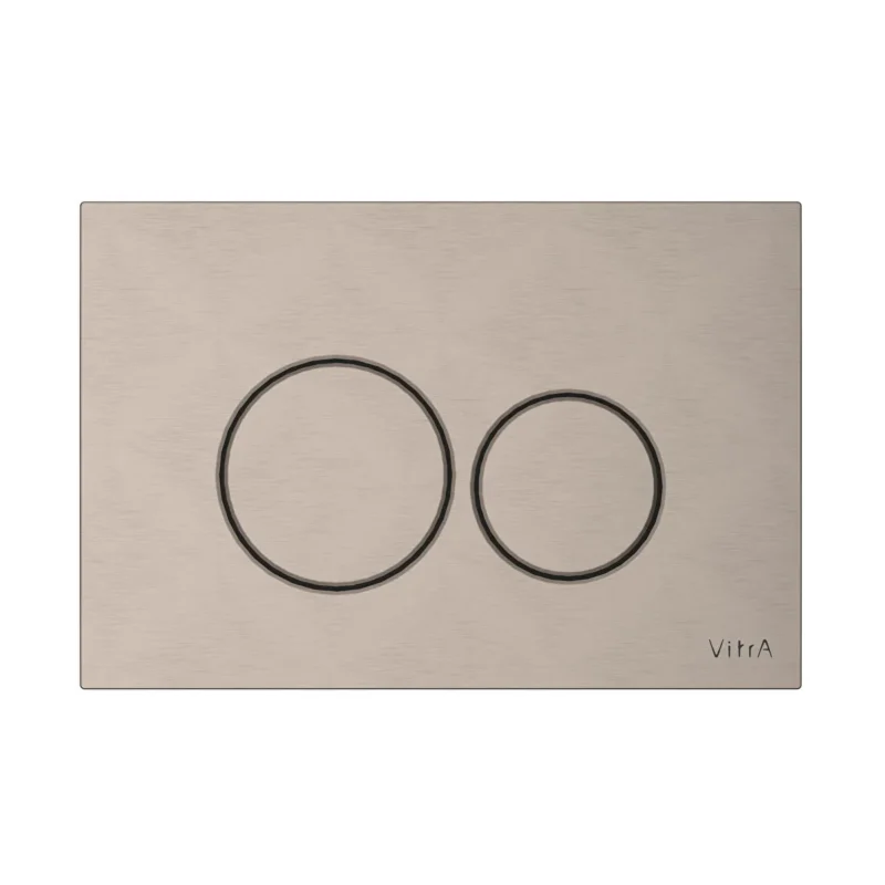 Vitra Origin Kumanda Paneli Fırçalı Nikel - 740-2495 - Kumanda Panelleri (Gömme Rezervuar Butonları)
