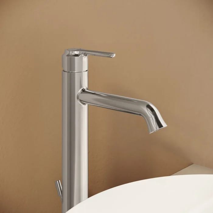 Vitra Origin Lavabo Bataryası Kısa, Krom