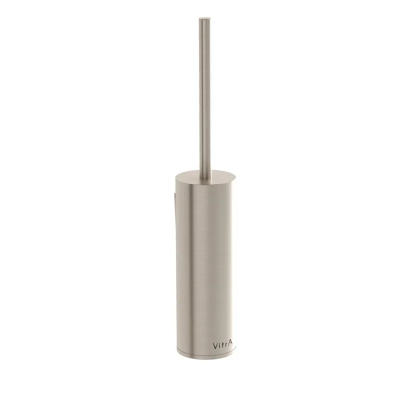 Vitra Origin Tuvalet Fırçalığı (Duvardan), Fırçalı Nikel - A4489434 - Klozet Temizleme Fırçası