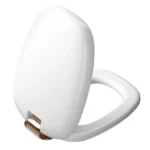 Vitra Plural Klozet Kapağı Duroplast, Üstten Sıkmalı Yavaş Kapanır, Kolay Sök-Tak, Bakır, Metal Menteşeli, Mat Beyaz - 126-401-029 - Klozet Kapağı