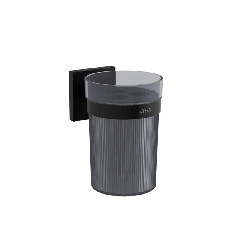 Vitra Root Diş Fırçalığı (Duvardan), Mat Siyah - A4480636 - Diş Fırçalık