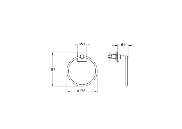 Vitra Root Halka Havluluk - A4480236 - Havluluk - 1
