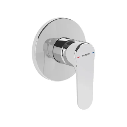 Vitra Root Round Ankastre Duş Bataryası Sıva Üstü Grubu, Krom - A42728 - Ankastre Duş Bataryası