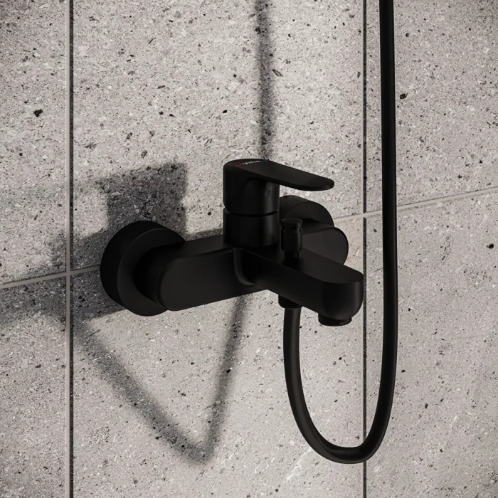 Vitra Root Round Banyo Bataryası Mat Siyah - A4272536 - Banyo Bataryası - 1