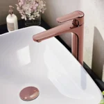 Vitra Root Round Çanak Lavabo Bataryası Soft Bakır - A4270729 - Çanak Lavabo Bataryası - 1