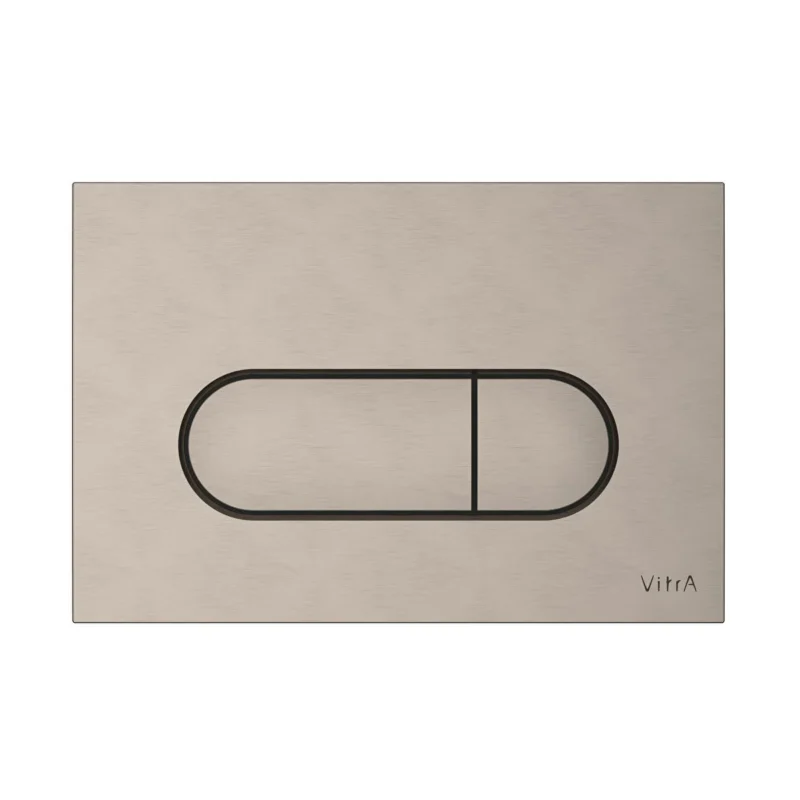 Vitra Root Round Kumanda Paneli, Fırçalı Nikel - 740-2295 - Kumanda Paneli