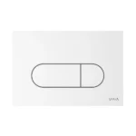 Vitra Root Round Kumanda Paneli, Parlak Beyaz - 740-2200 - Kumanda Panelleri (Gömme Rezervuar Butonları)