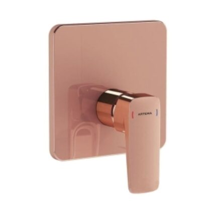 Vitra Root Square Ankastre Duş Bataryası (V-Box, Sıva Üstü Grubu) Soft Bakır - A4282729 - Ankastre Duş Bataryası