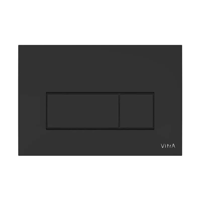 Vitra Root Square Kumanda Paneli Mat Siyah - 740-2311 - Kumanda Panelleri (Gömme Rezervuar Butonları)