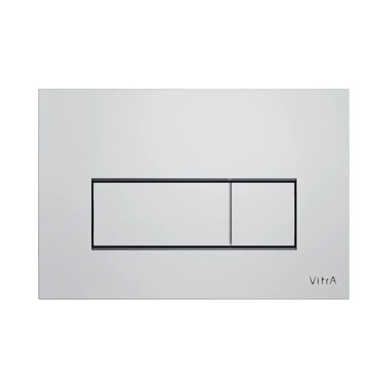 Vitra Root Square Kumanda Paneli Parlak Krom - 740-2380 - Kumanda Panelleri (Gömme Rezervuar Butonları)