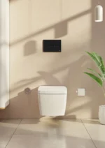 Vitra Root Square Kumanda Paneli Parlak Siyah - 740-2350 - Kumanda Panelleri (Gömme Rezervuar Butonları) - 1