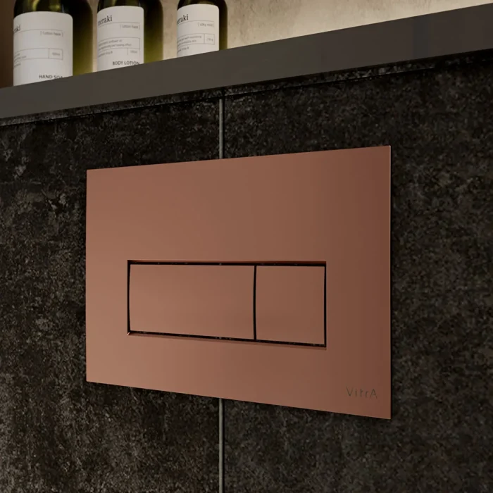 Vitra Root Square Kumanda Paneli Soft Bakır - 740-2340 - Kumanda Panelleri (Gömme Rezervuar Butonları) - 3