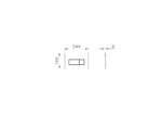 Vitra Root Square Panel Seti, Stop Valf Sıva Üstü Dahil (740-2380+A41461GR) - 800-2032 - Stop Valf, Kumanda Panelleri (Gömme Rezervuar Butonları) - 3