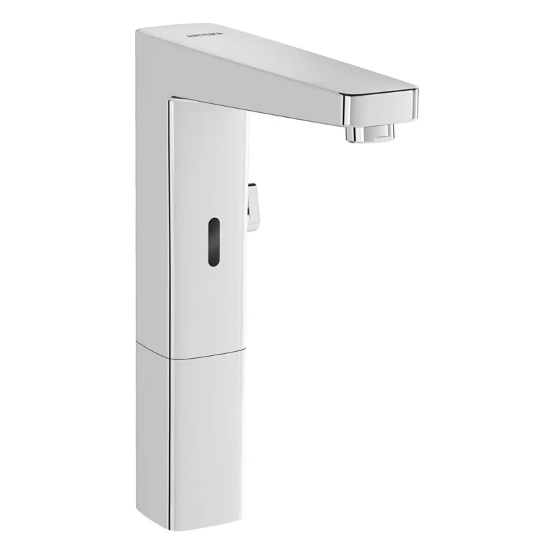 Artema Root Square Temassız Çanak Lavabo Bataryası Pilli, Çift Su Girişli, Krom - A47129 - Fotoselli Çanak Lavabo Bataryası