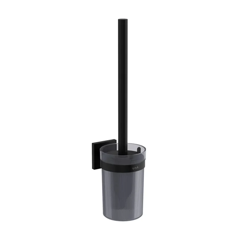Vitra Root Tuvalet Fırçalığı (Duvardan), Mat Siyah - A4481136 - Klozet Temizleme Fırçası