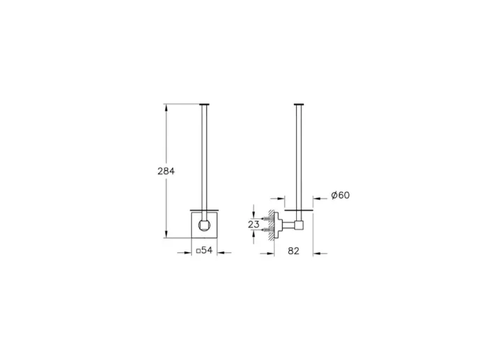Vitra Root Yedek tuvalet kağıtlığı - A4480836 - Tuvalet Kağıtlık - 1