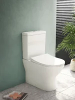 Vitra S50 Takım Klozet Duvara Tam Dayalı, Kompakt, 60 cm Taharet Borulu, Beyaz - 5427L003-0092 - Takım Klozet - 1