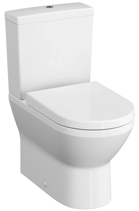 Vitra S50 Takım Klozet Duvara Tam Dayalı, Kompakt, 60 cm Taharet Borulu, Beyaz - 5427L003-0092 - Takım Klozet