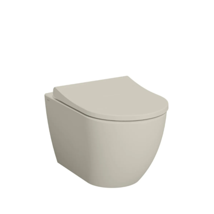Vitra S60 Asma Klozet SmoothFlush Gizli Montajlı 54 cm, Mat Bej - 7510B020-0090 - Asma Klozet