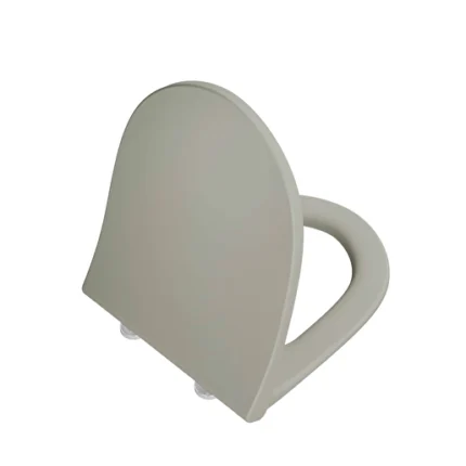 Vitra Sento İnce Klozet Kapağı Duroplast, Yavaş Kapanır, Kolay Sök-Tak, Mat Bej - 130-420R009 - Klozet Kapağı