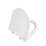 Vitra Sento Klozet Kapağı Slim, Duroplast, Üstten Sıkmalı Yavaş Kapanır, Kolay Sök-Tak, Metal Menteşeli, Mat Beyaz - 130-401R009 - Klozet Kapağı