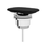 Vitra Sifon Tapası Mat Siyah - 6371L083-1001 - Lavabo Süzgeci