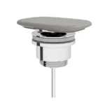 Vitra Sifon Tapası Mat Taş Gri - 6371L076-1001 - Lavabo Süzgeci