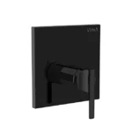 Vitra Suit Ankastre Duş Bataryası V-Box Sıva Üstü, Parlak Siyah - A4282139 - Ankastre Duş Bataryası