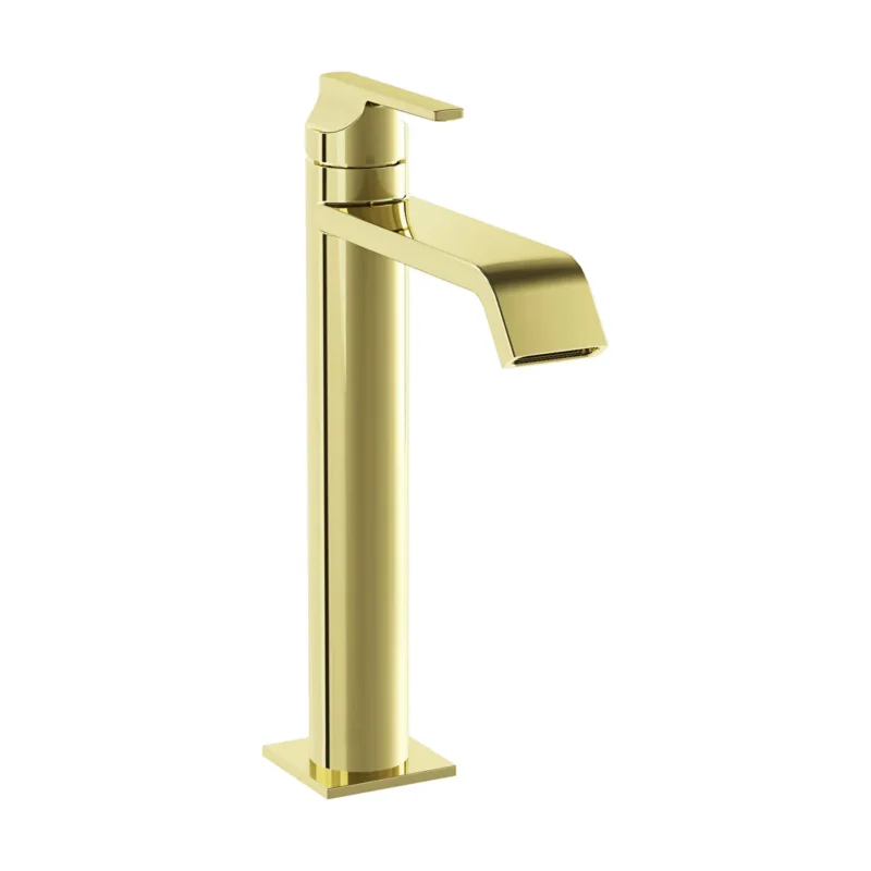 Vitra Suit Y,üksek Lavabo Bataryası Üstten Kumandalı, Soft Altın - A4281474 - Lavabo Bataryaları