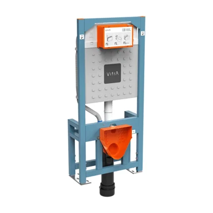 Vitra V-Fix Prime 12 cm Gömme Rezervuar Alçıpan Duvar İçi (Yere Montaj) Uygulama, 3/6 Litre - 762-4800-01 - Gömme Rezervuarlar