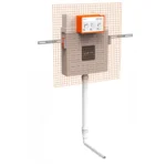 Vitra V-Fix Prime 12 cm Gömme Rezervuar Hela Taşları için, 3/6 Litre - 762-1700-01 - Hela Taşı Gömme Rezervuar