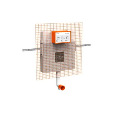 Vitra V8-Fix Prime Gömme Rezervuar DTD / Tek Klozet / Çocuk Klozetleri için GR 8 cm, 3/ 6 lt