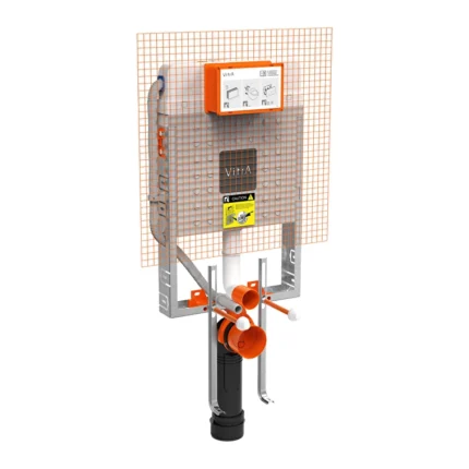 Vitra V8-Fix Prime Gömme Rezervuar İnce Metal Ayaklı 2,5/4 Litre - 768-1851-02 - Gömme Rezervuarlar