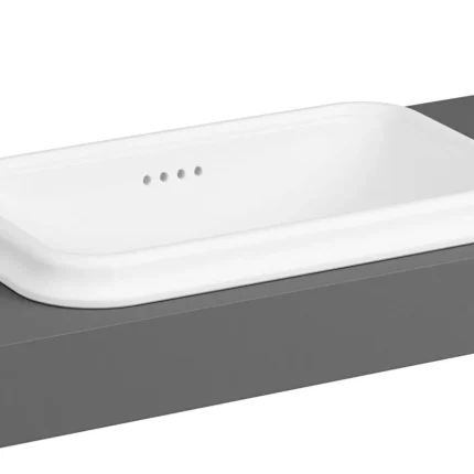 Vitra Valarte Tezgah Üstü Lavabo Dikdörtgen 58x37 cm Beyaz