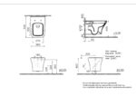 Vitra Zentrum Square SmoothFlush Kanalsız Asma Klozet - 7484L003-0090 - Asma Klozet - 1