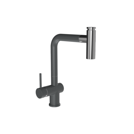 Bocchi Forli Tek Kumandalı Eviye Bataryası Spreyli Concrete