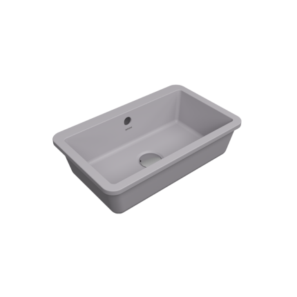 Bocchi Milano Tezgah Altı Lavabo 44 cm - Mat Gri - 1688-006-0125 - Tezgah Altı Hilton Lavabo