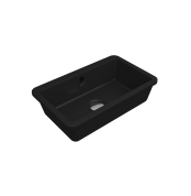 Bocchi Milano Tezgah Altı Lavabo 44 cm - Mat Siyah - 1688-004-0125 - Tezgah Altı Hilton Lavabo