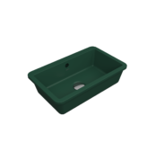 Bocchi Milano Tezgah Altı Lavabo 44 cm - Mat Yeşil - 1688-027-0125 - Tezgah Altı Hilton Lavabo