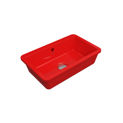 Bocchi Milano Tezgah Altı Lavabo 44 cm -Parlak Kırmızı - 1688-019-0125 - Tezgah Altı Hilton Lavabo