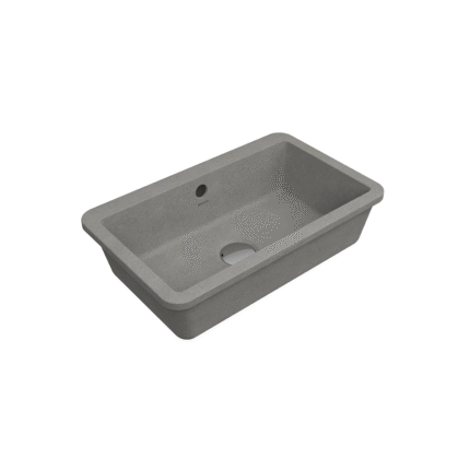 Bocchi Milano Tezgah Altı Lavabo 44 cm - Mat Beton