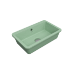 Bocchi Milano Tezgah Altı Lavabo 44 cm - Mat Mint Yeşil