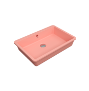 Bocchi Milano Tezgah Altı Lavabo 55 cm - Mat Somon - 1687-032-0125 - Tezgah Altı Hilton Lavabo